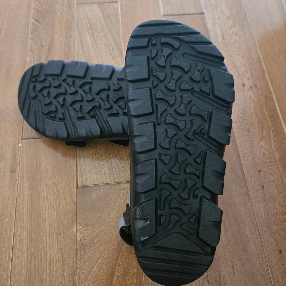 Birkenstock Mogami Terra Gray Black Sport Sandals Mens 42 US 9-9.5 Outdoor
